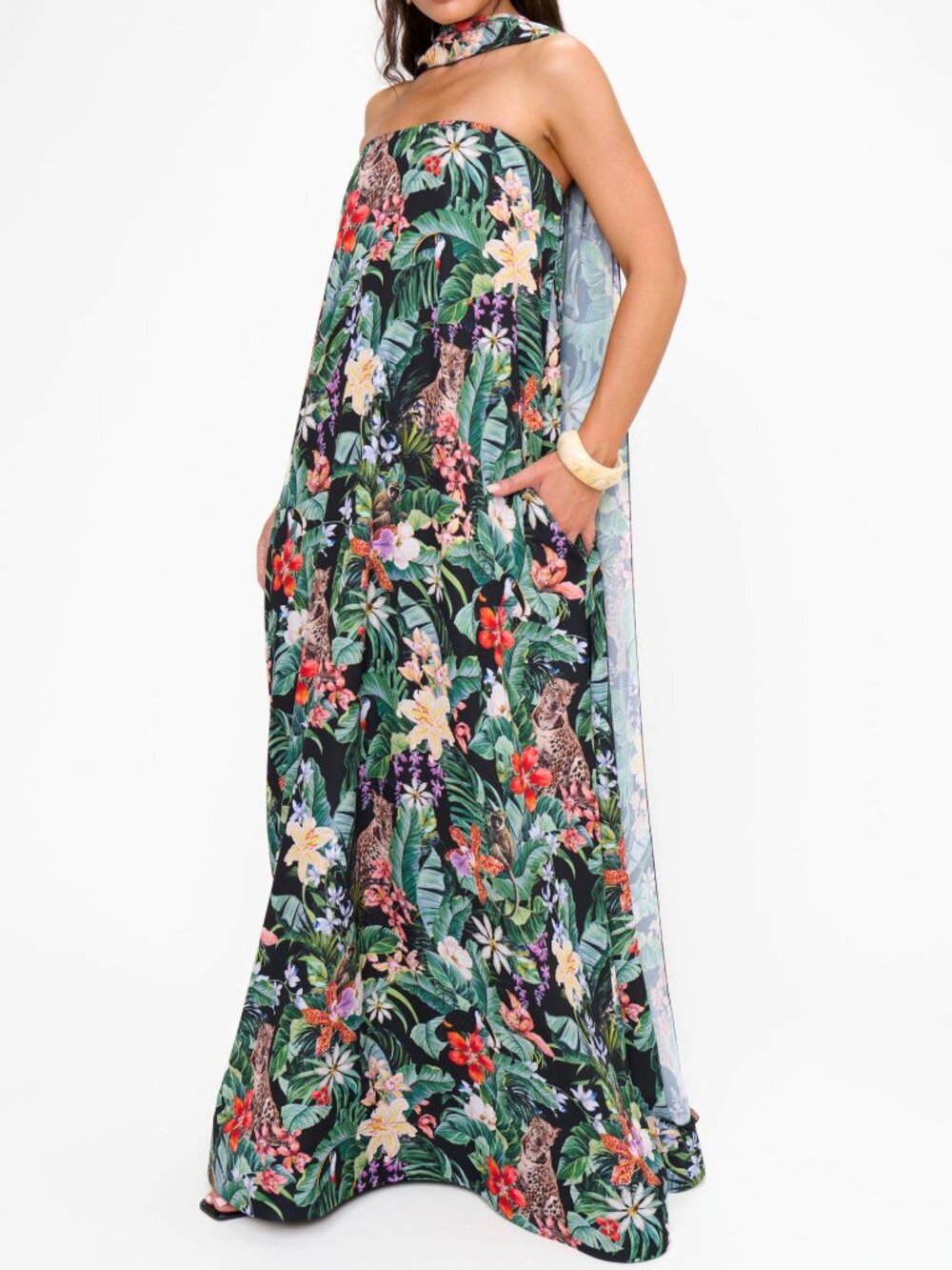 Jungle Mirage Tinsley Tube Dress